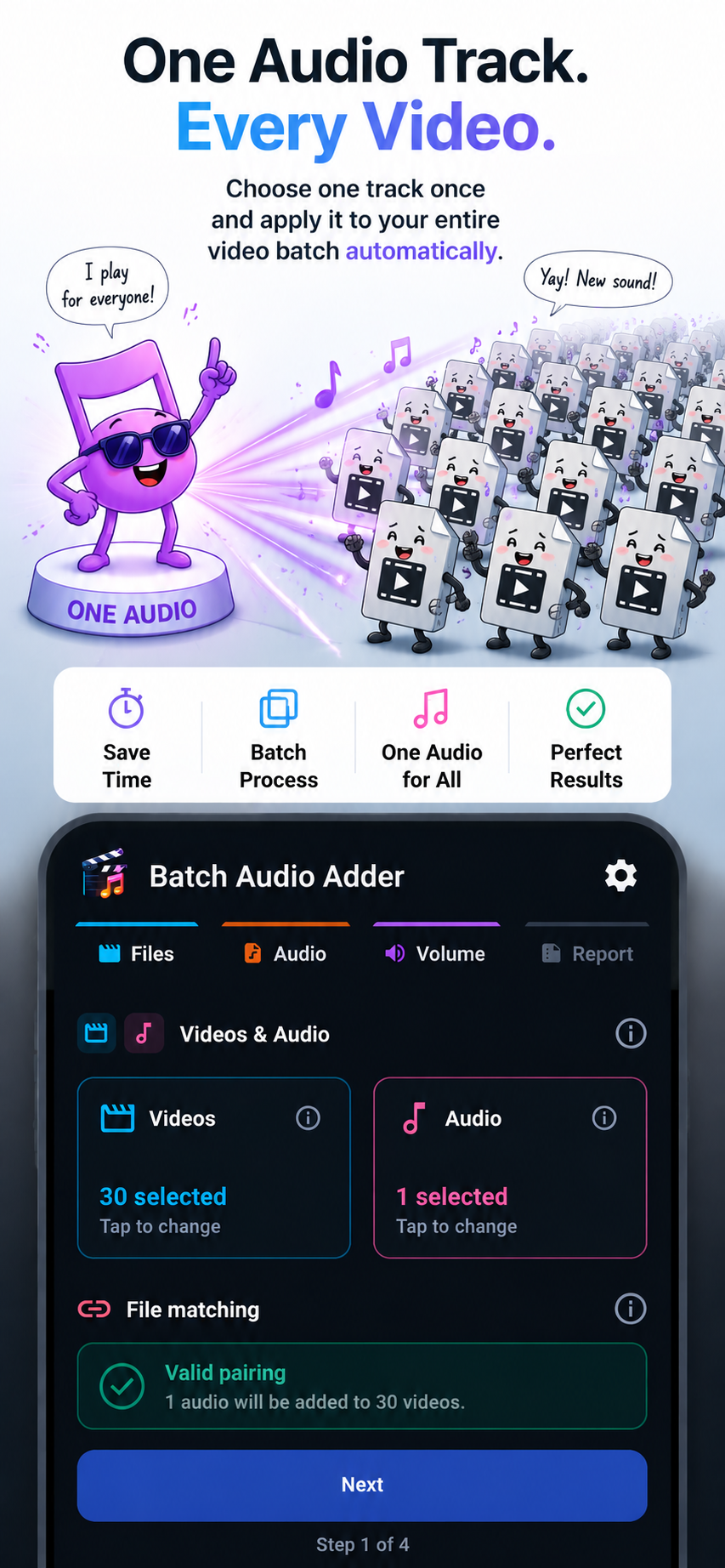 Batch Audio Adder のスクリーンショット 2