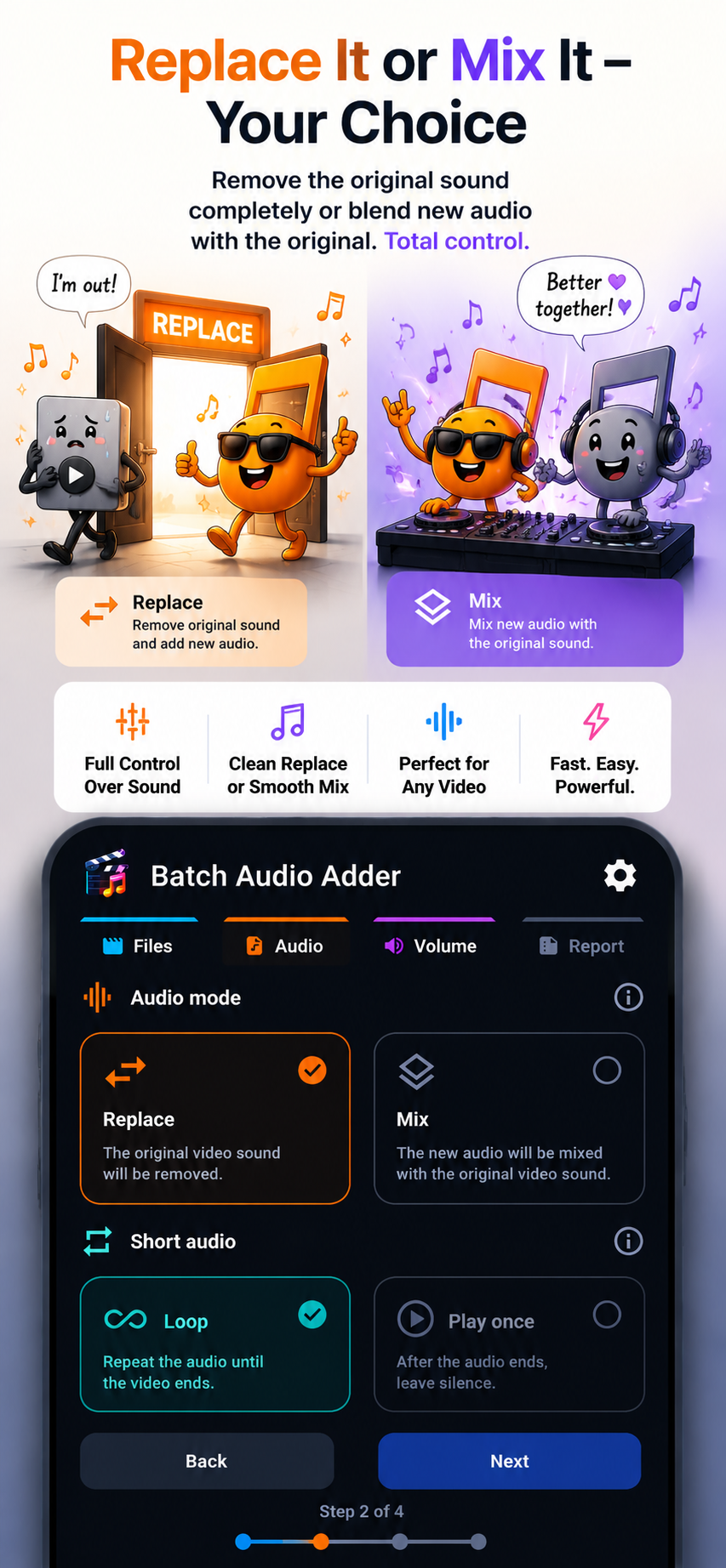 Batch Audio Adder のスクリーンショット 4