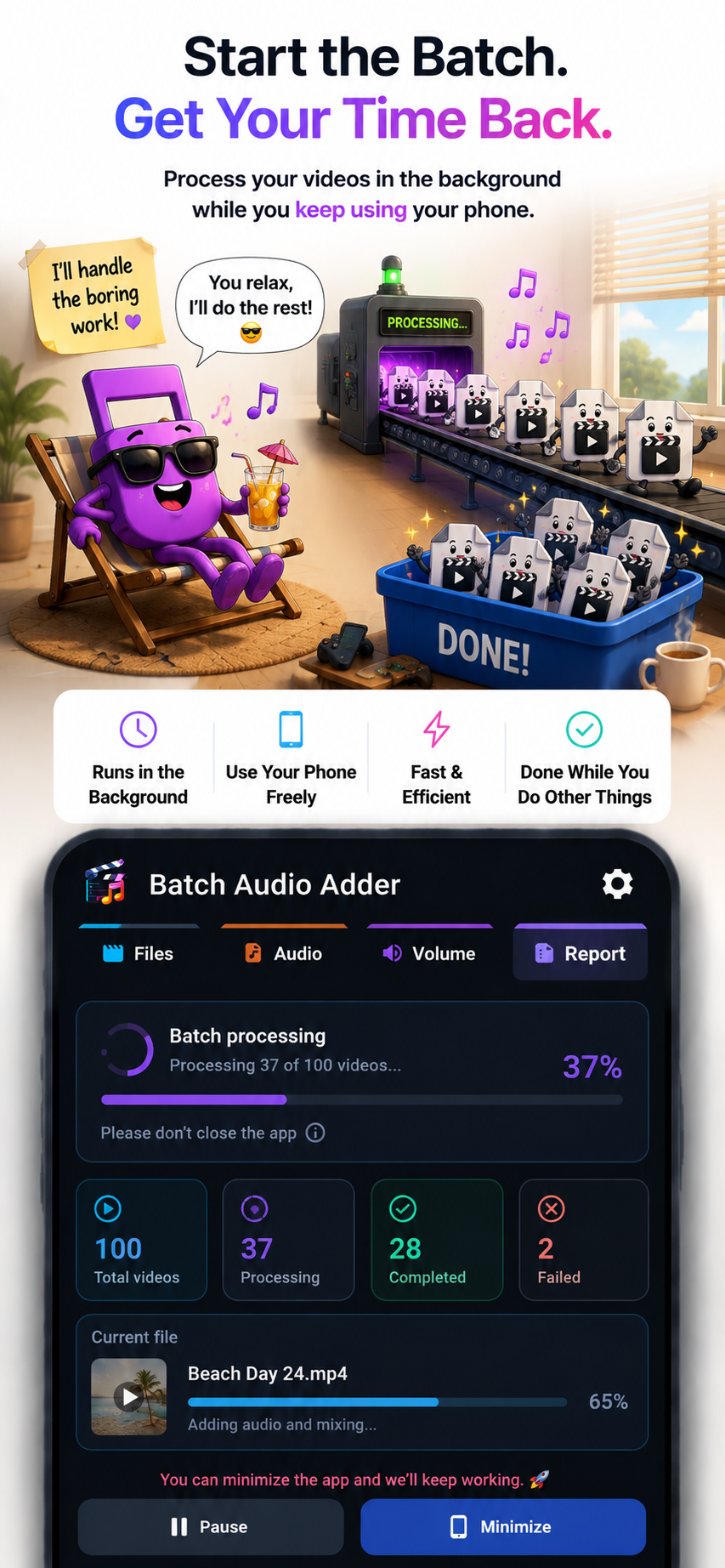 Batch Audio Adder のスクリーンショット 7