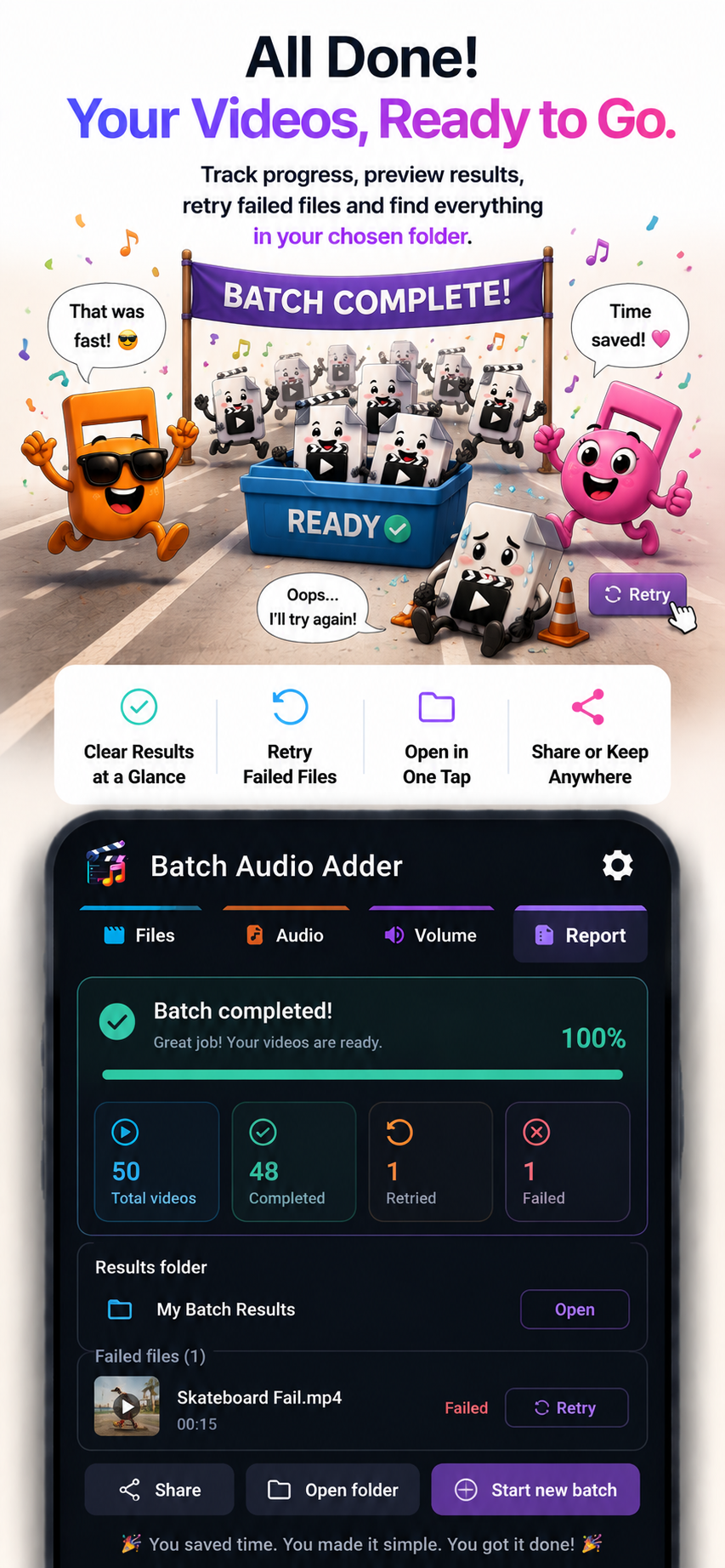 Batch Audio Adder のスクリーンショット 8