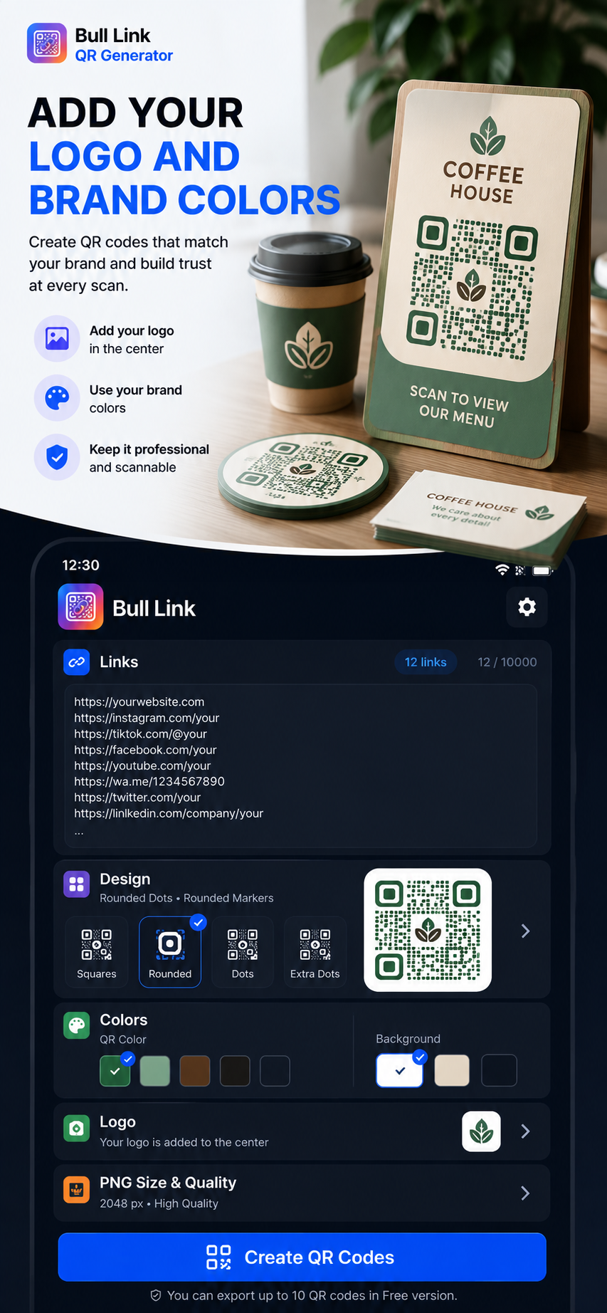 Bulk Link QR Generator screenshot 4