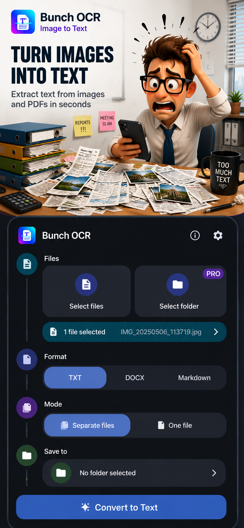Bunch OCR screenshot 1