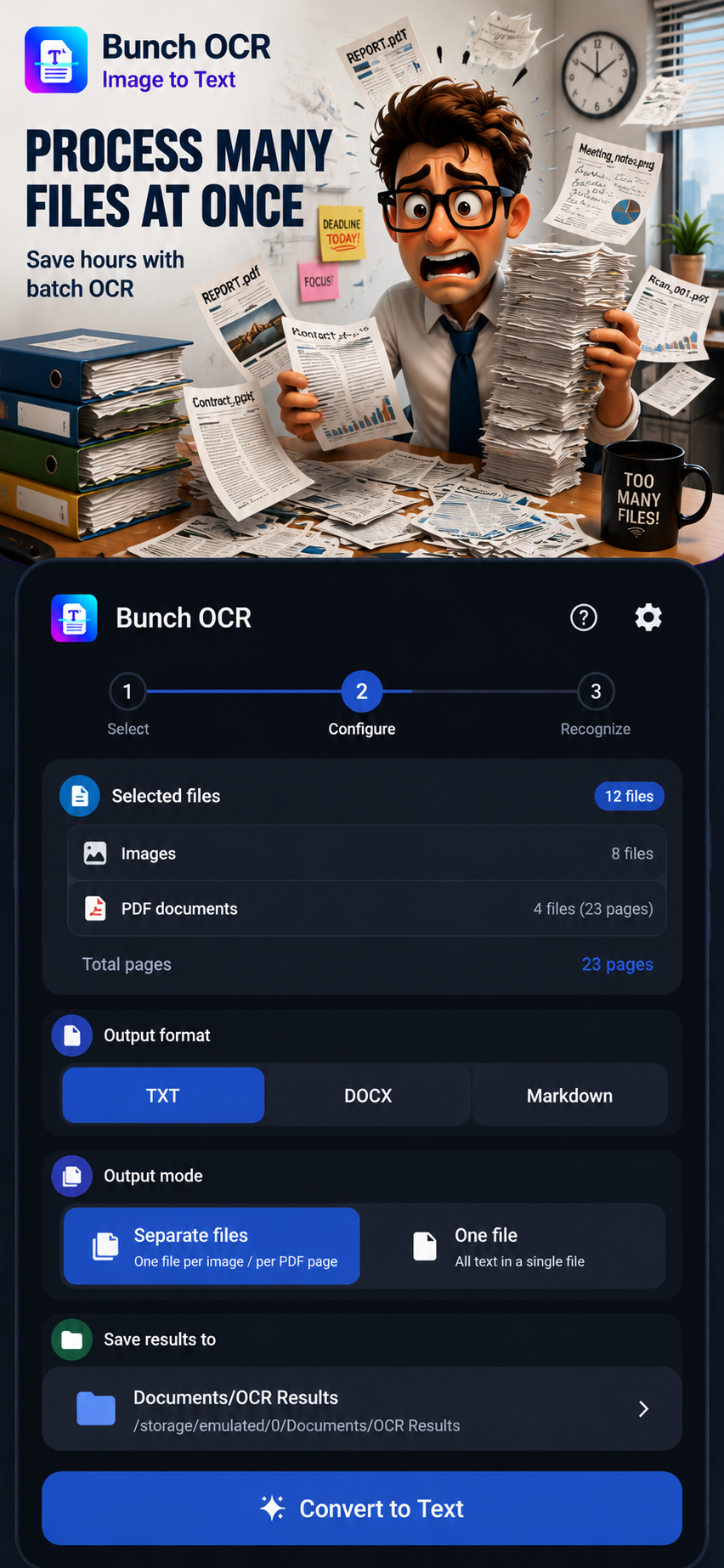 Bunch OCR screenshot 2