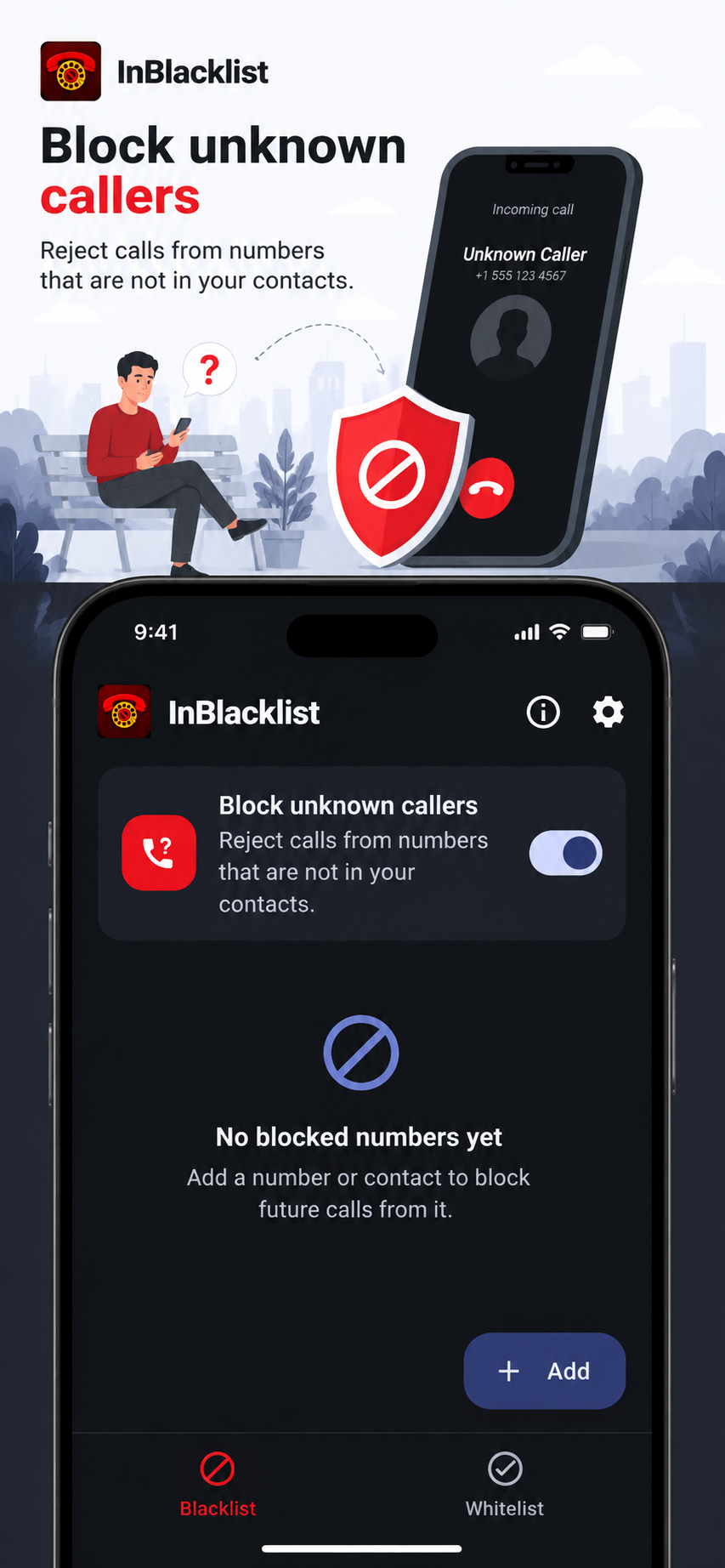 InBlacklist screenshot 2