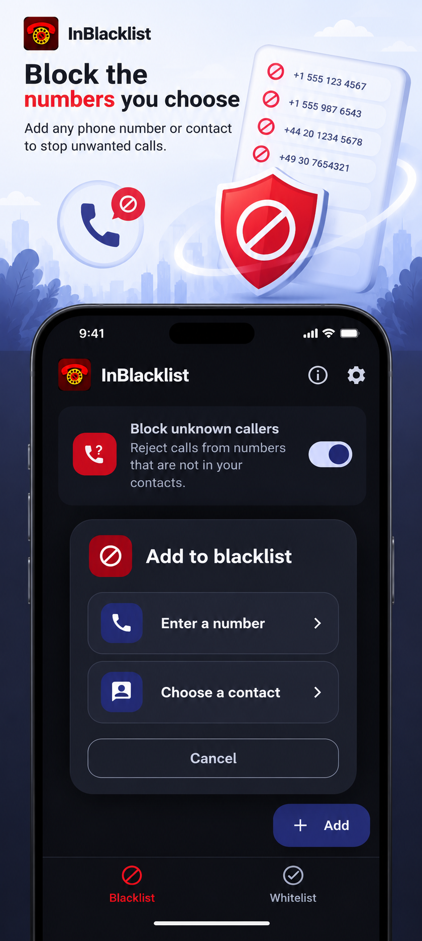 InBlacklist screenshot 3
