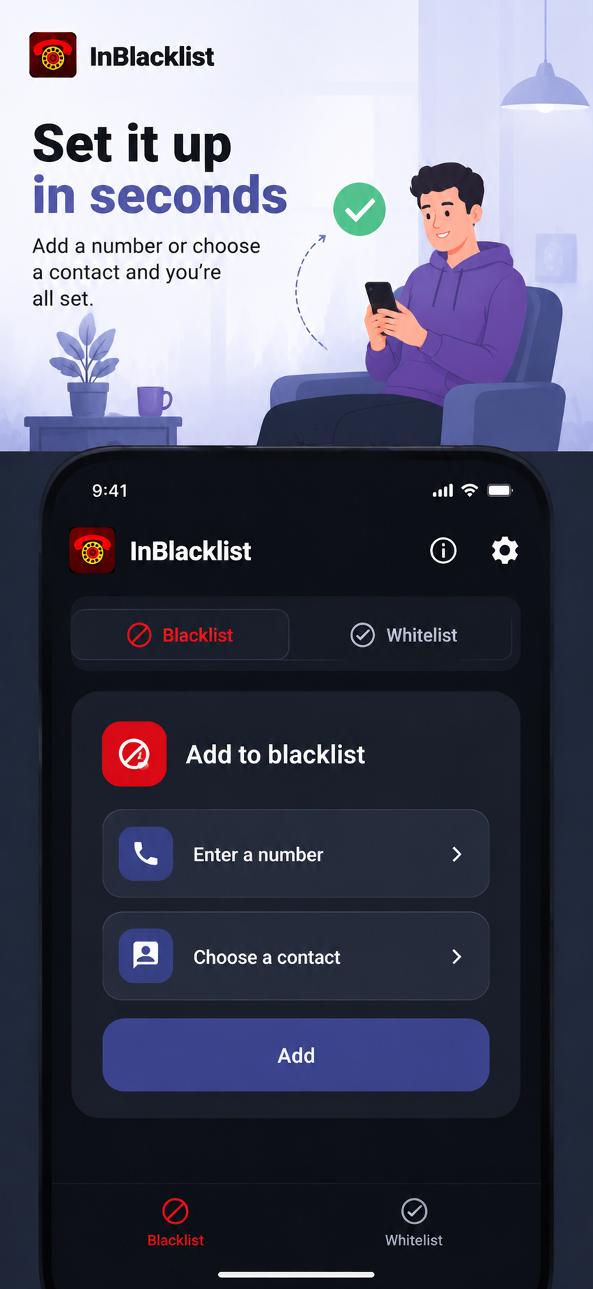 InBlacklist screenshot 6