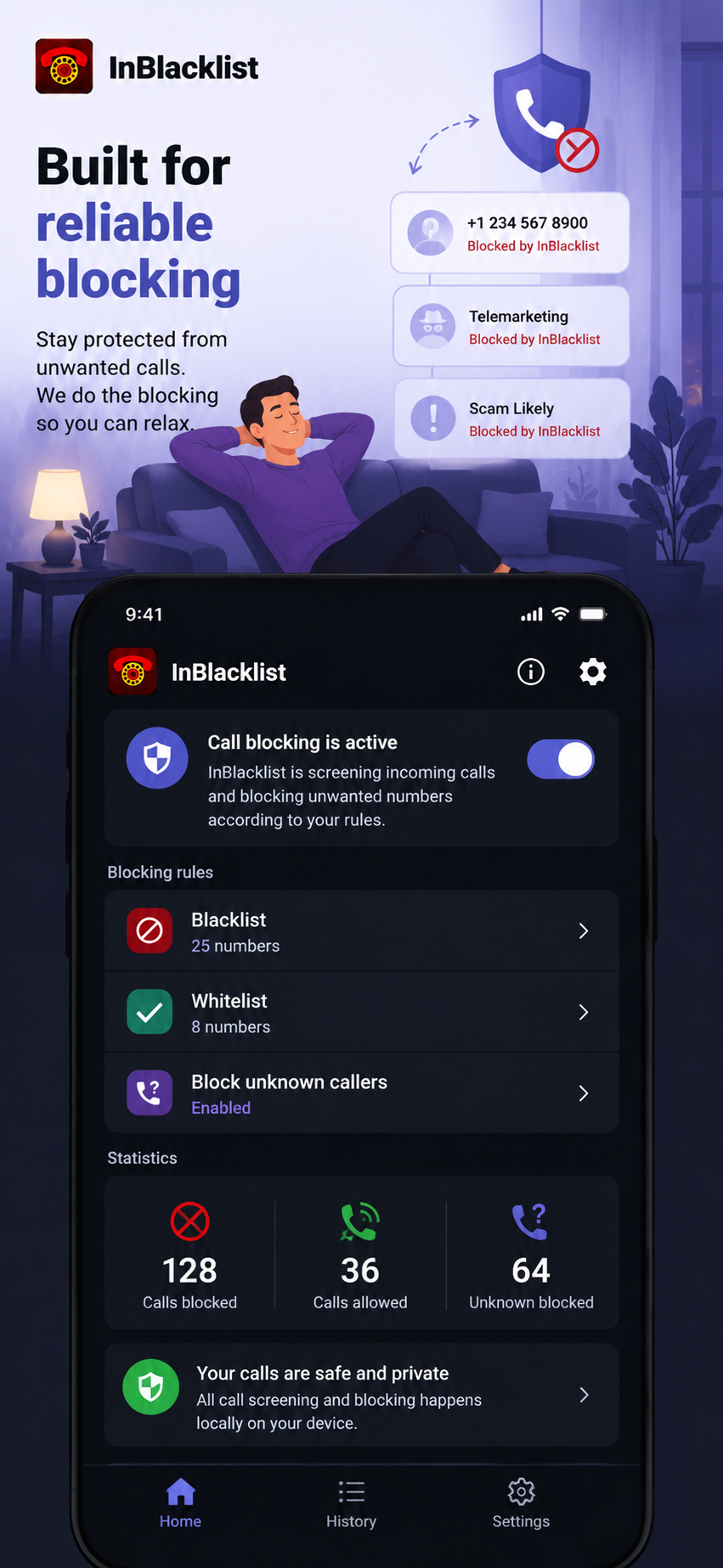InBlacklist screenshot 7