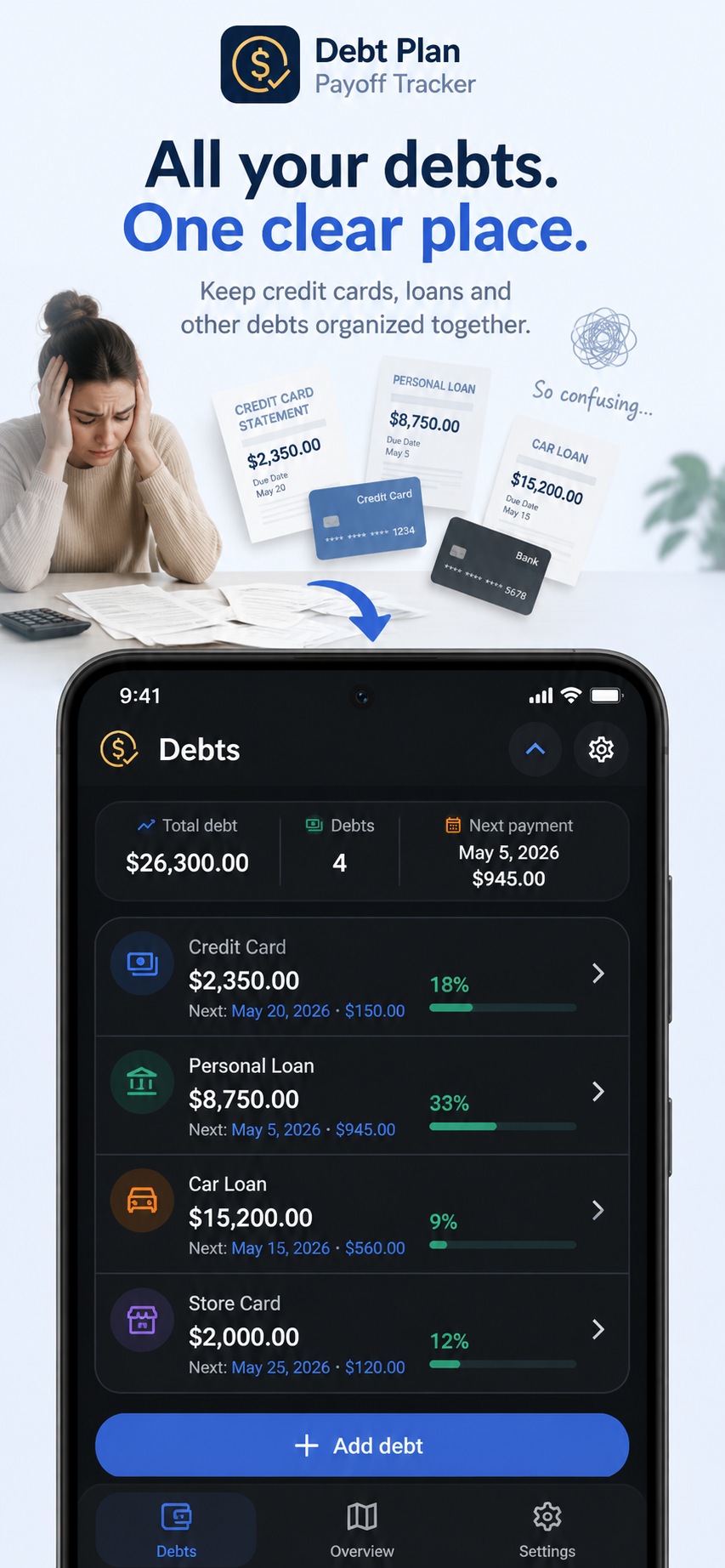 Debt Plan screenshot 1