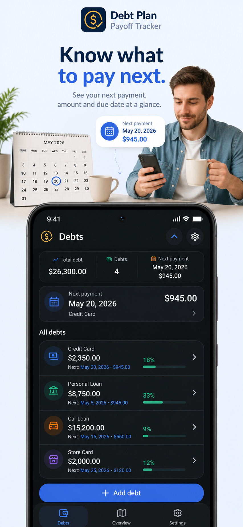 Debt Plan screenshot 2