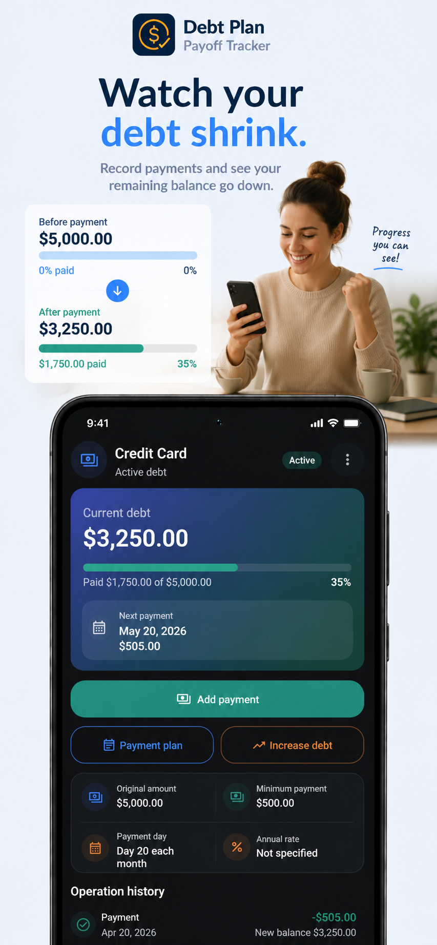 Debt Plan screenshot 5