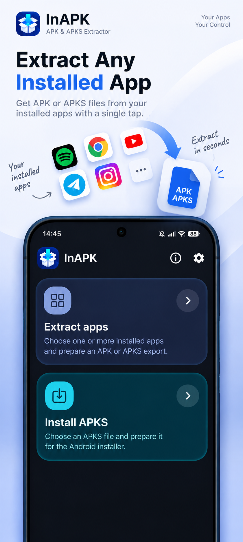 InAPK: APK & APKS Extractor screenshot 1