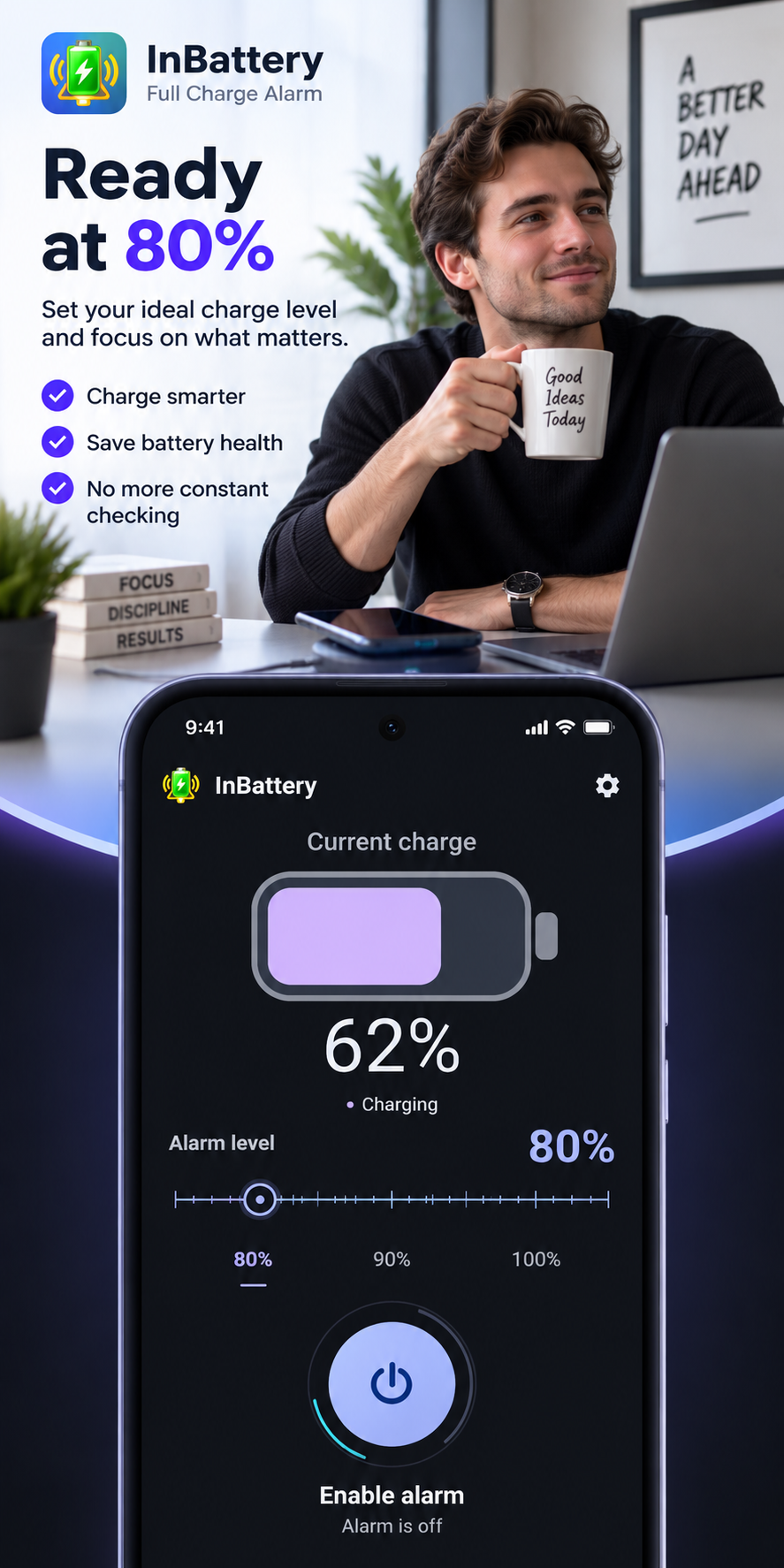 InBattery: Full Charge Alarm screenshot 3