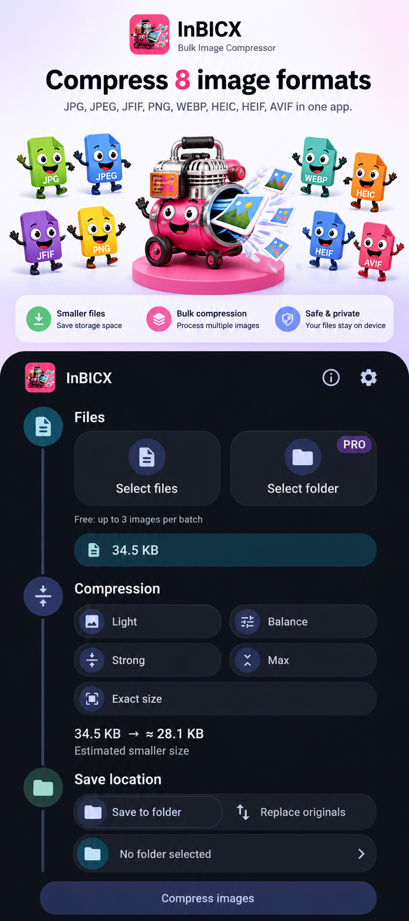 InBICX screenshot 1