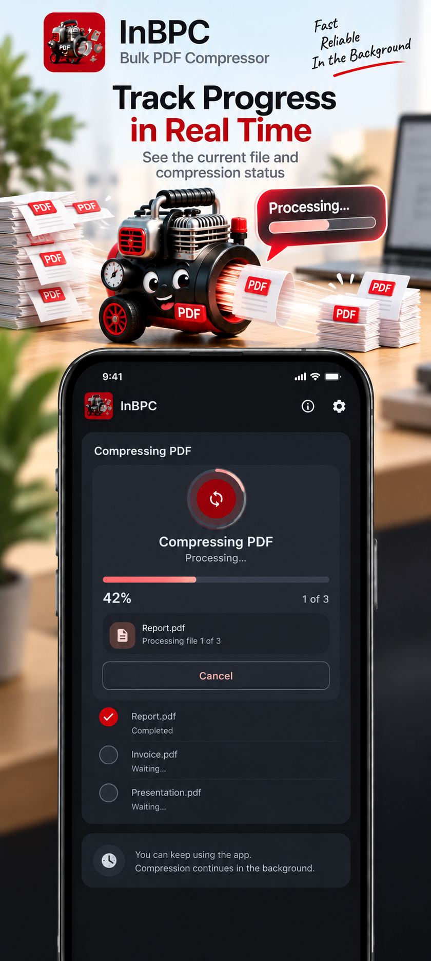 InBPC: Bulk PDF Compressor screenshot 7