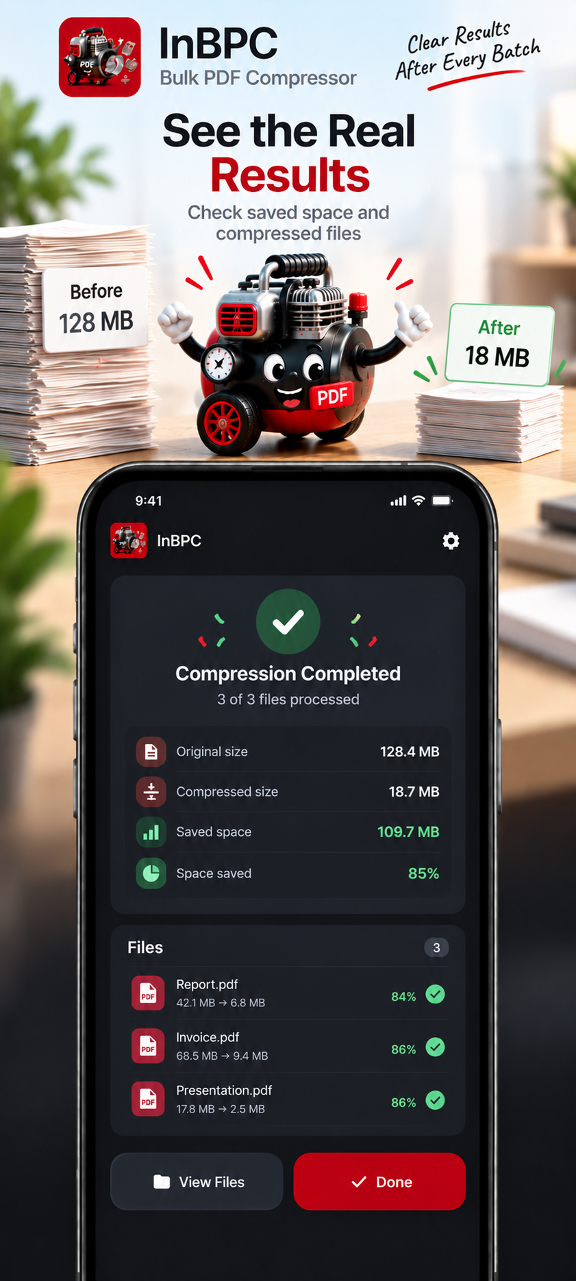 InBPC: Bulk PDF Compressor screenshot 8