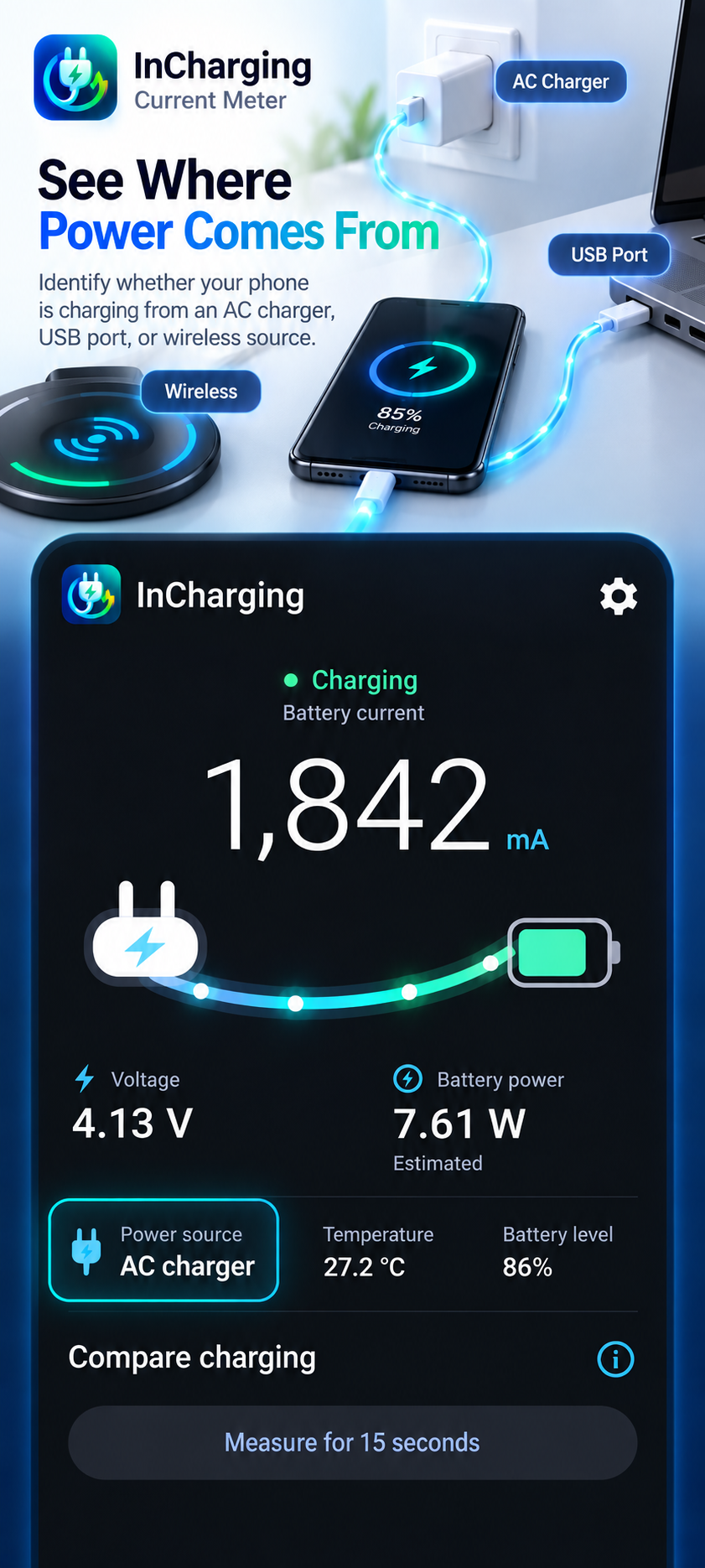 InCharging: Current Meter screenshot 5