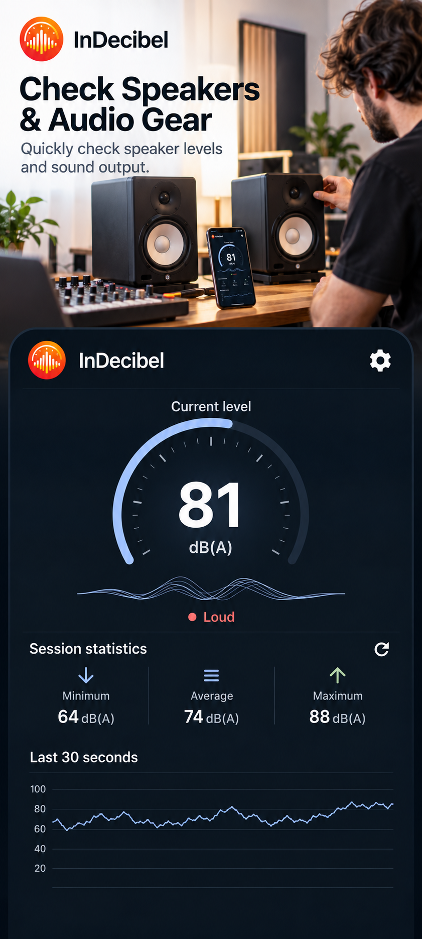 InDecibel: Sound Meter screenshot 3