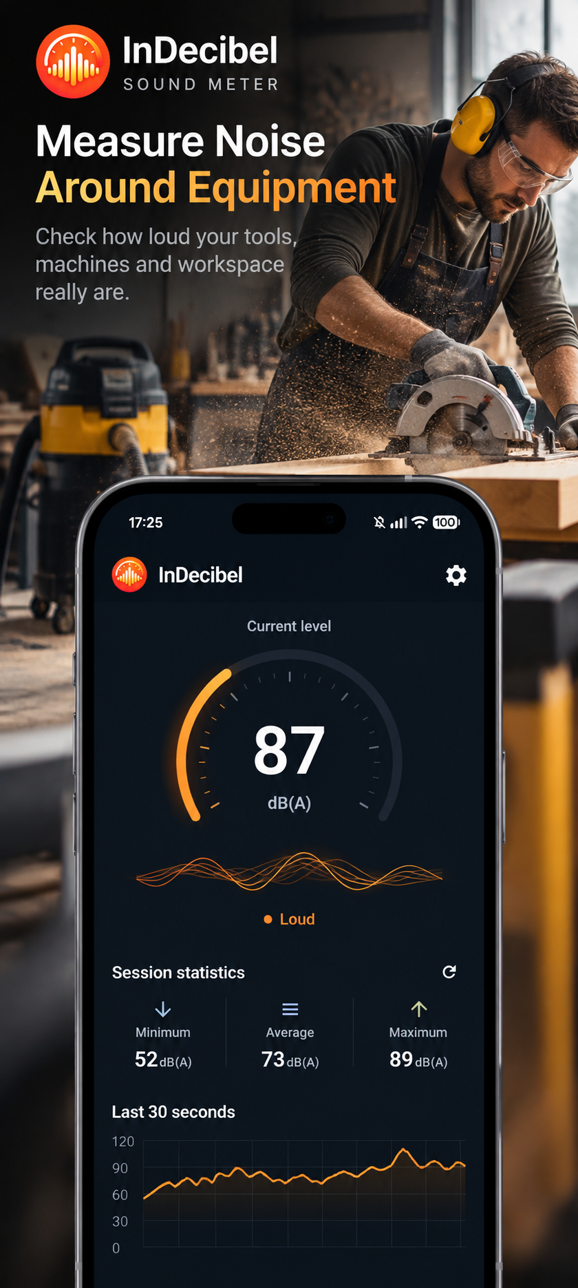 InDecibel: Sound Meter screenshot 4