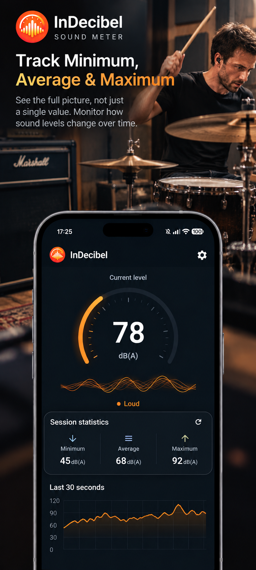 InDecibel: Sound Meter screenshot 5