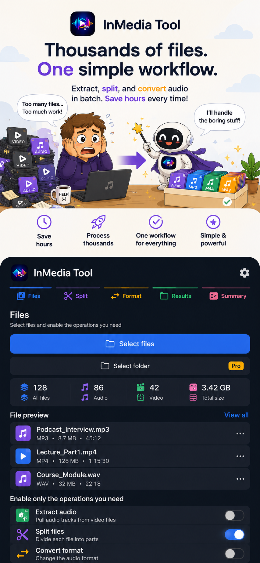 InMedia Tool screenshot 1