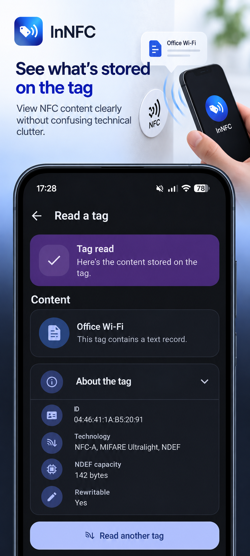 InNFC: NFC Tag Reader & Writer screenshot 2