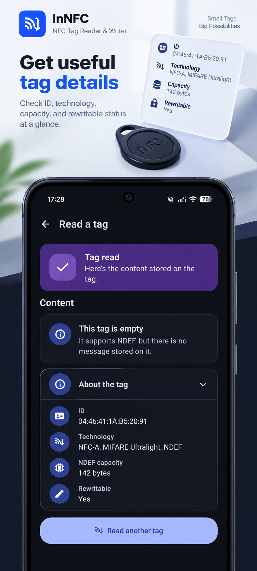 InNFC: NFC Tag Reader & Writer screenshot 3