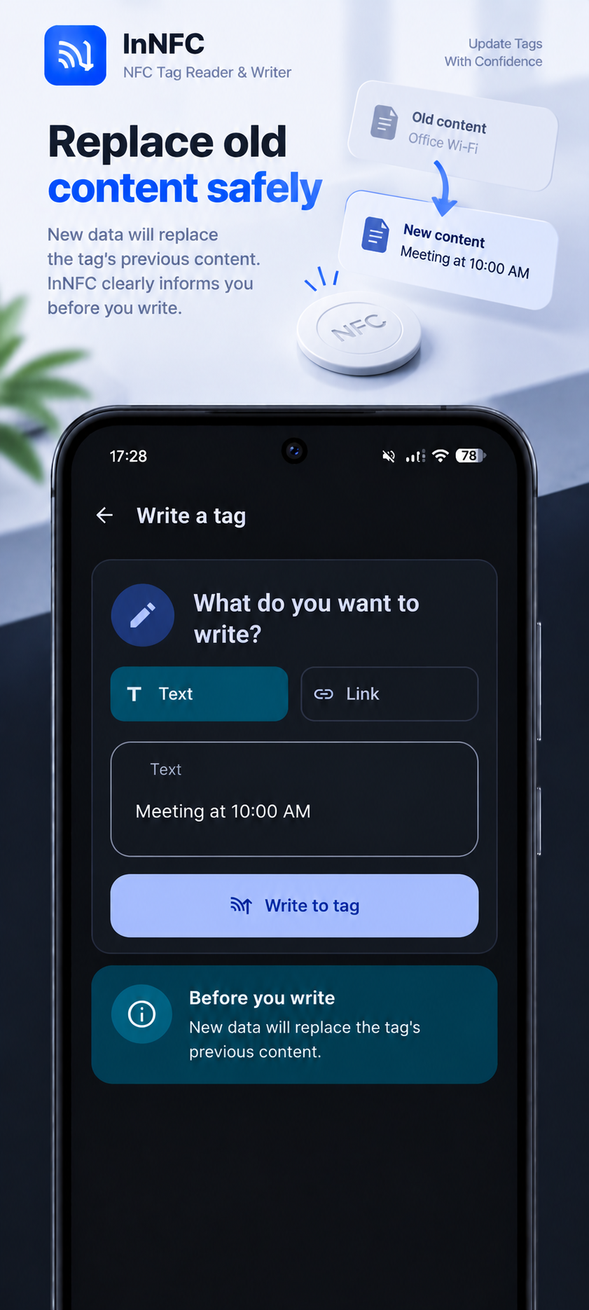 InNFC: NFC Tag Reader & Writer screenshot 6