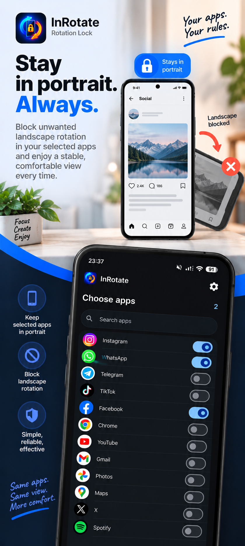 InRotate: Rotation Lock screenshot 7