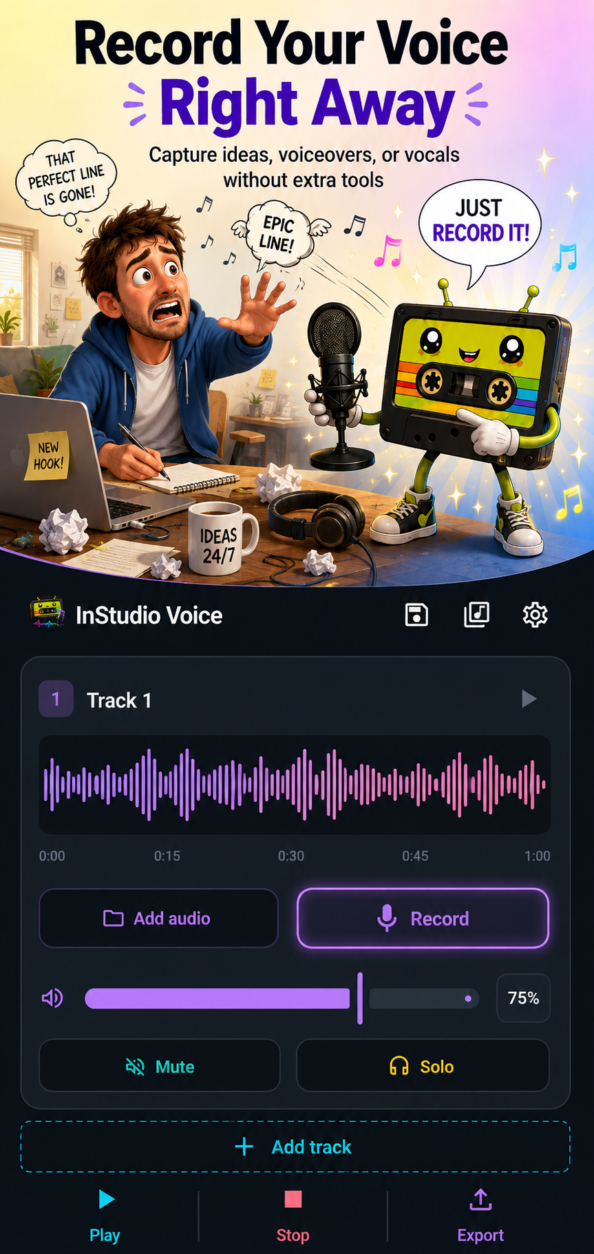 InStudio Voice screenshot 3