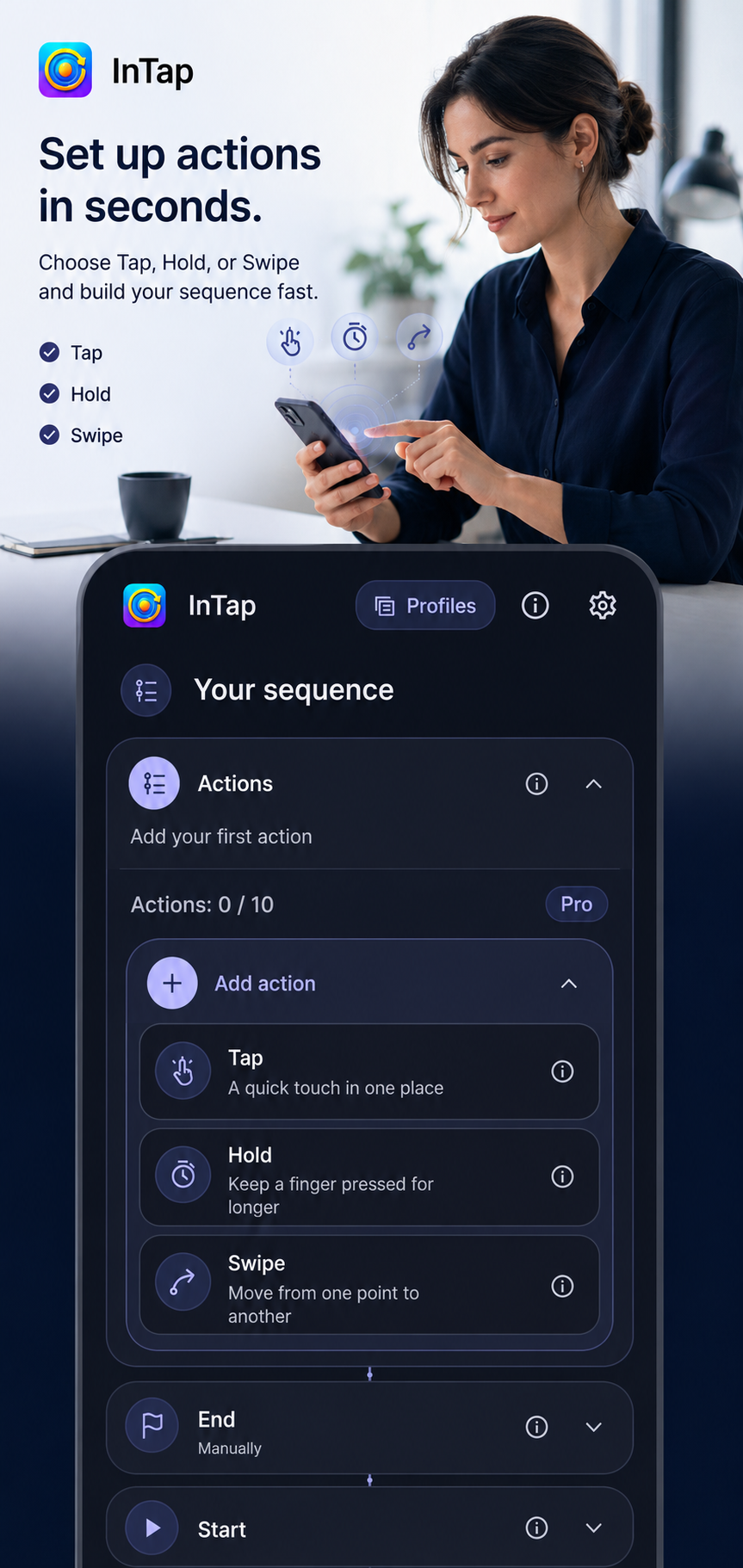 InTap screenshot 2