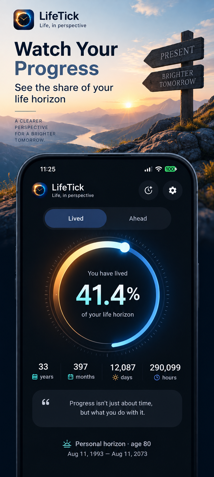 LifeTick: Life Clock screenshot 4