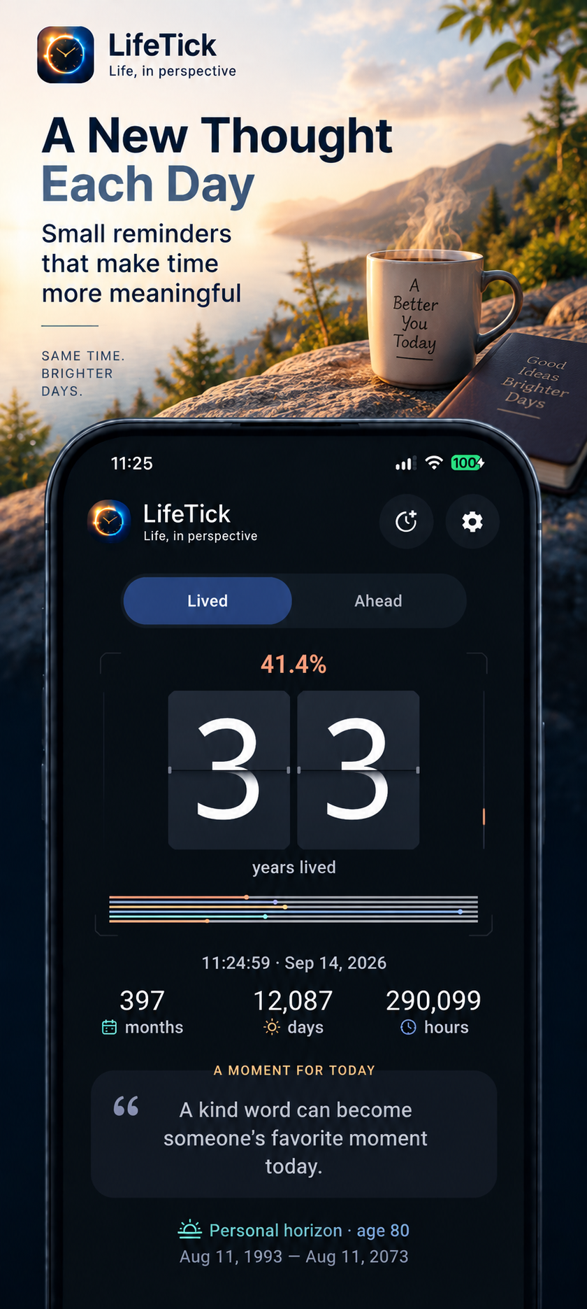 LifeTick: Life Clock screenshot 6