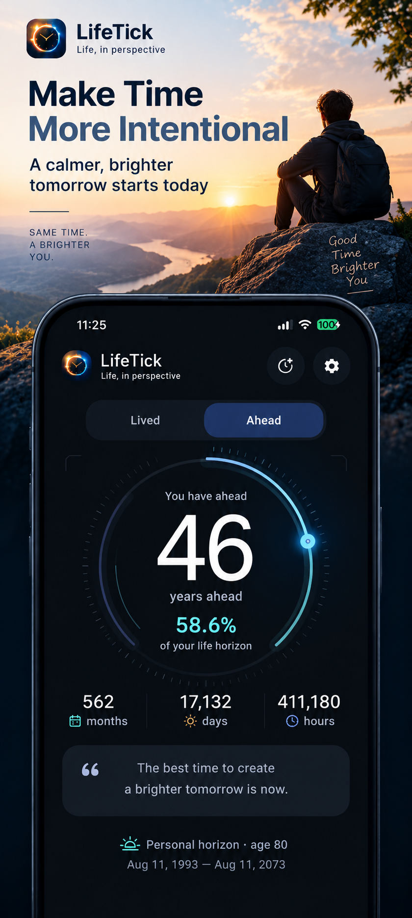 LifeTick: Life Clock screenshot 8