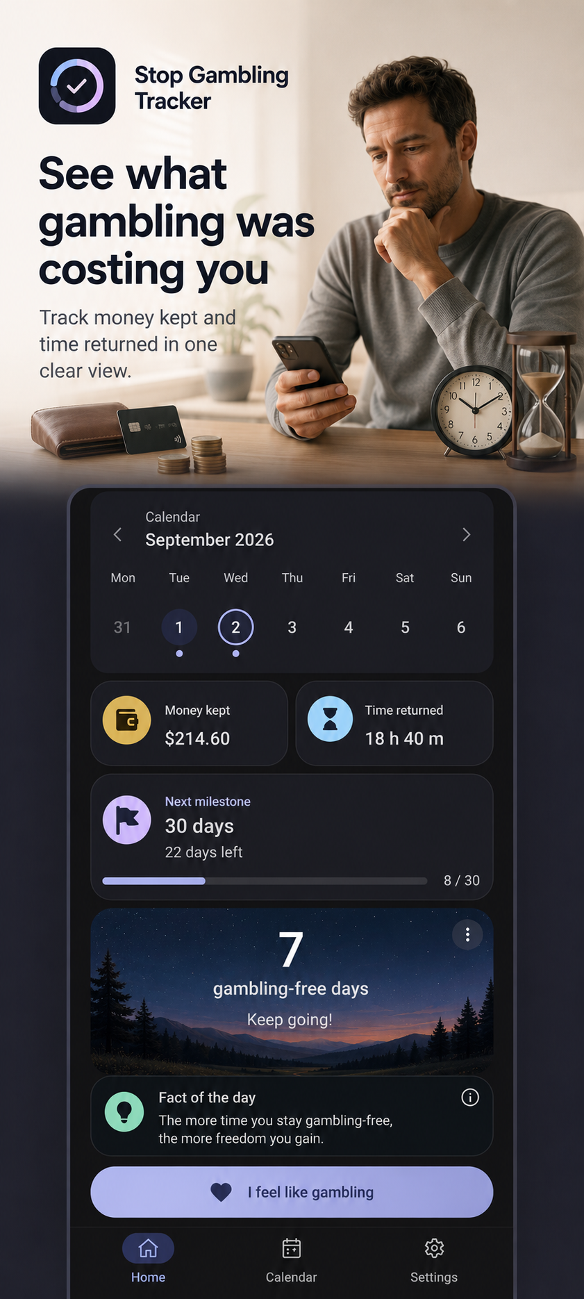 Stop Gambling Tracker screenshot 2