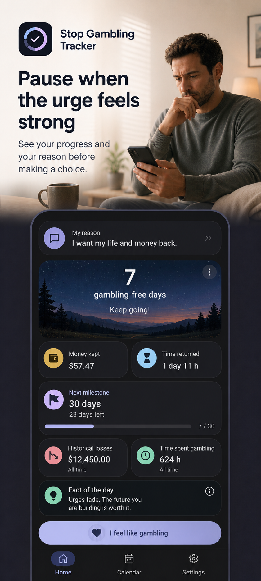 Stop Gambling Tracker screenshot 4