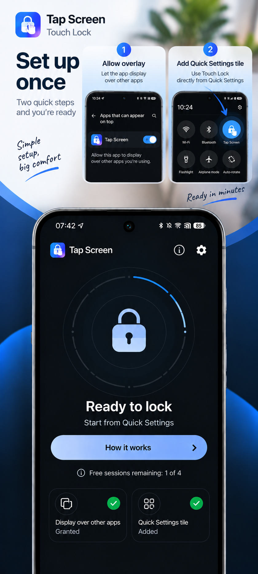 Tap Screen: Touch Lock screenshot 7