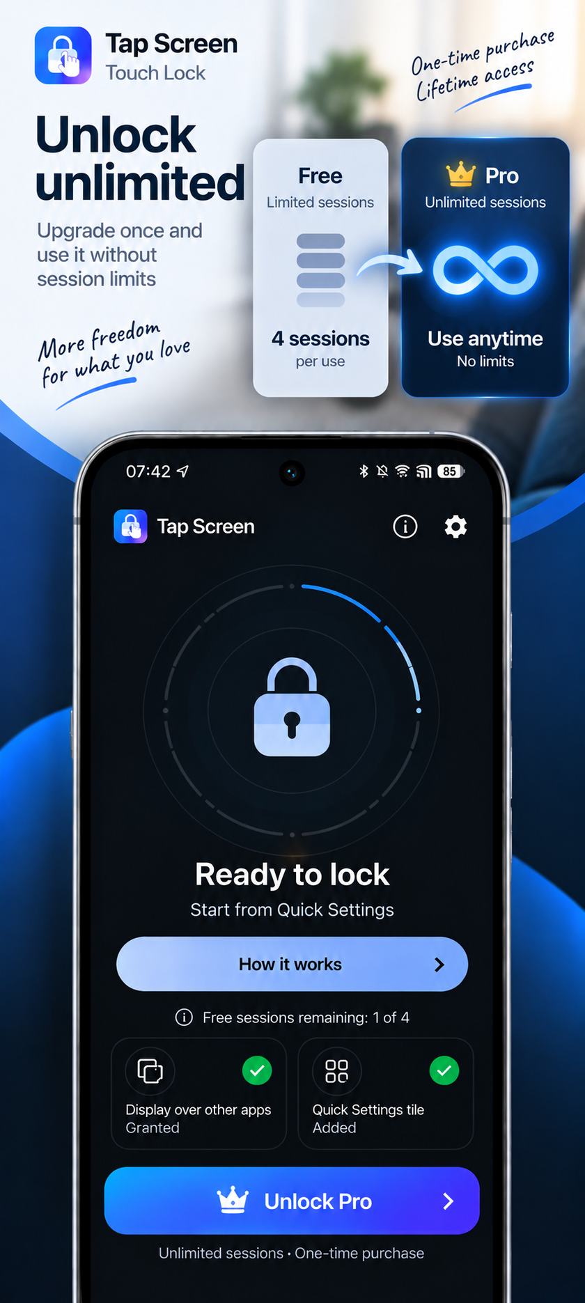 Tap Screen: Touch Lock screenshot 8