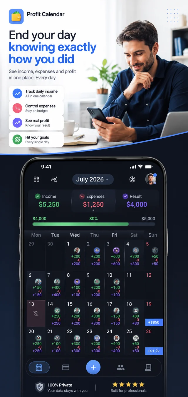 Profit Calendar — screenshot 1